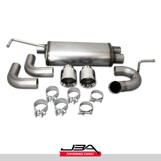 JBA Performance Exhaust 30-1545 Axle Back Exhaust 304SS 07-18 Jeep Wrangler JK