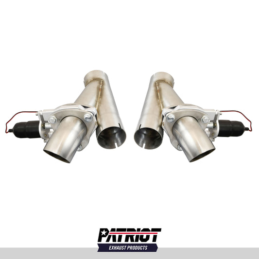 Patriot Exhaust PEC250K Electronic Cutouts 2.5" Dual System