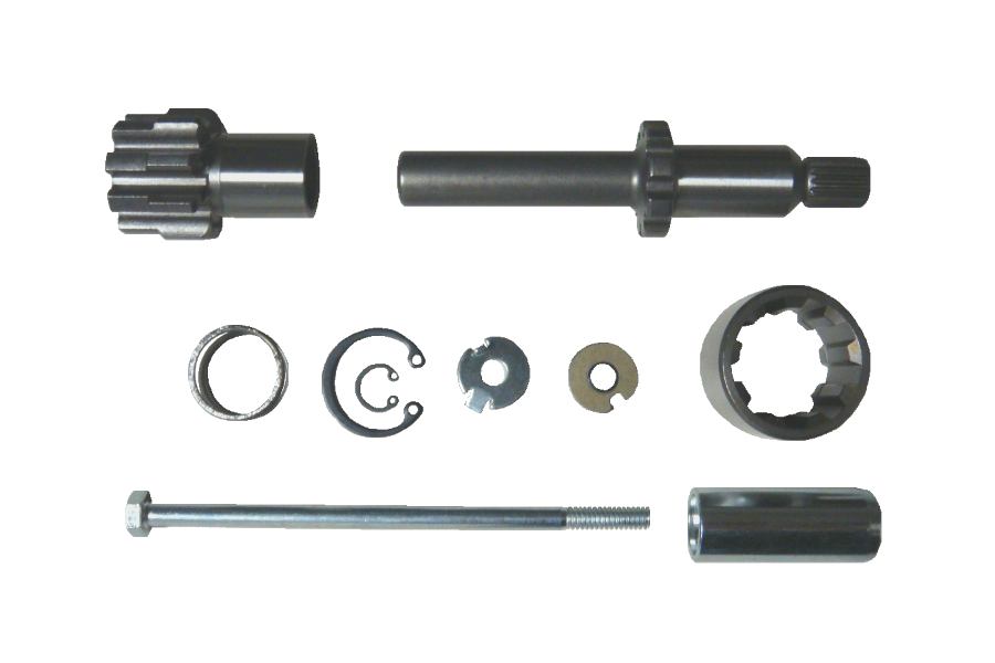 Spyke 465046 - Jackshaft Assembly with 9 Tooth Gear for 89-93 Big Twin Harley&reg; Models