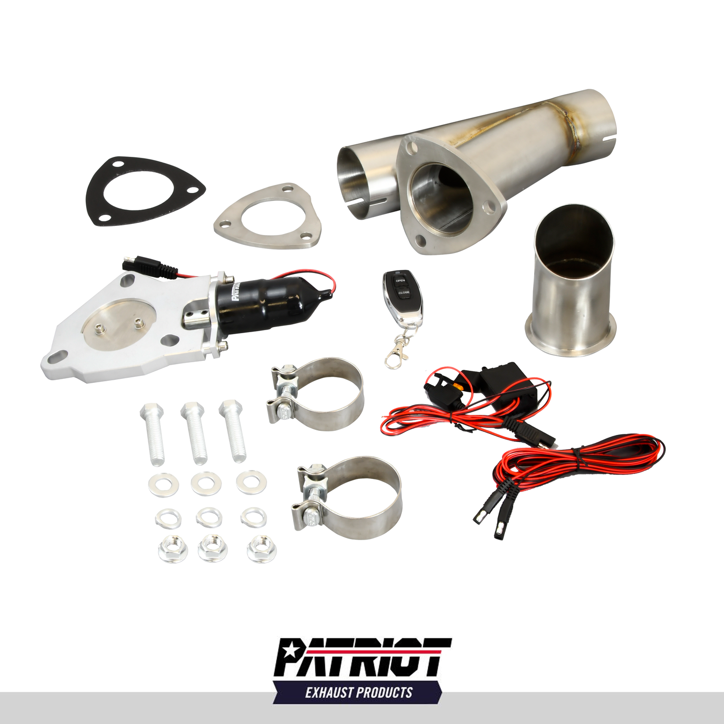 Patriot Exhaust PEC250K-1 Electronic Cutouts 2.5" Single System